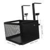 Housoutil Mesh Desk Easy Installation and Desk Storage Basket for Remote and Cable Small Office Storage Rack Clamp-on Tray, Damage-Free Storage,