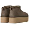 UGG Classic Ultra Mini Platform Suede Warm Versatile Slip-On Snow Boots Women boots Brown 1135092-DDRG