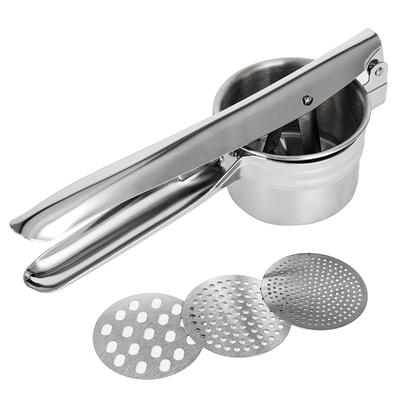 For Ricer Mashed Potatoes Fruit And Vegetables Masher 3-in-1 Food Ricer Mash Potato Masher Stainless Steel Sweet Potato Masher