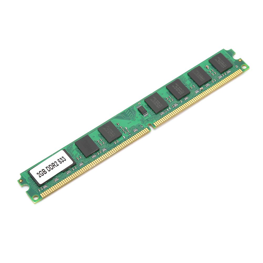 DDR2 2GB Memory Module 533Mhz PC2‑4200 Double‑Sided 16‑Grains for AMD Desktop Computer