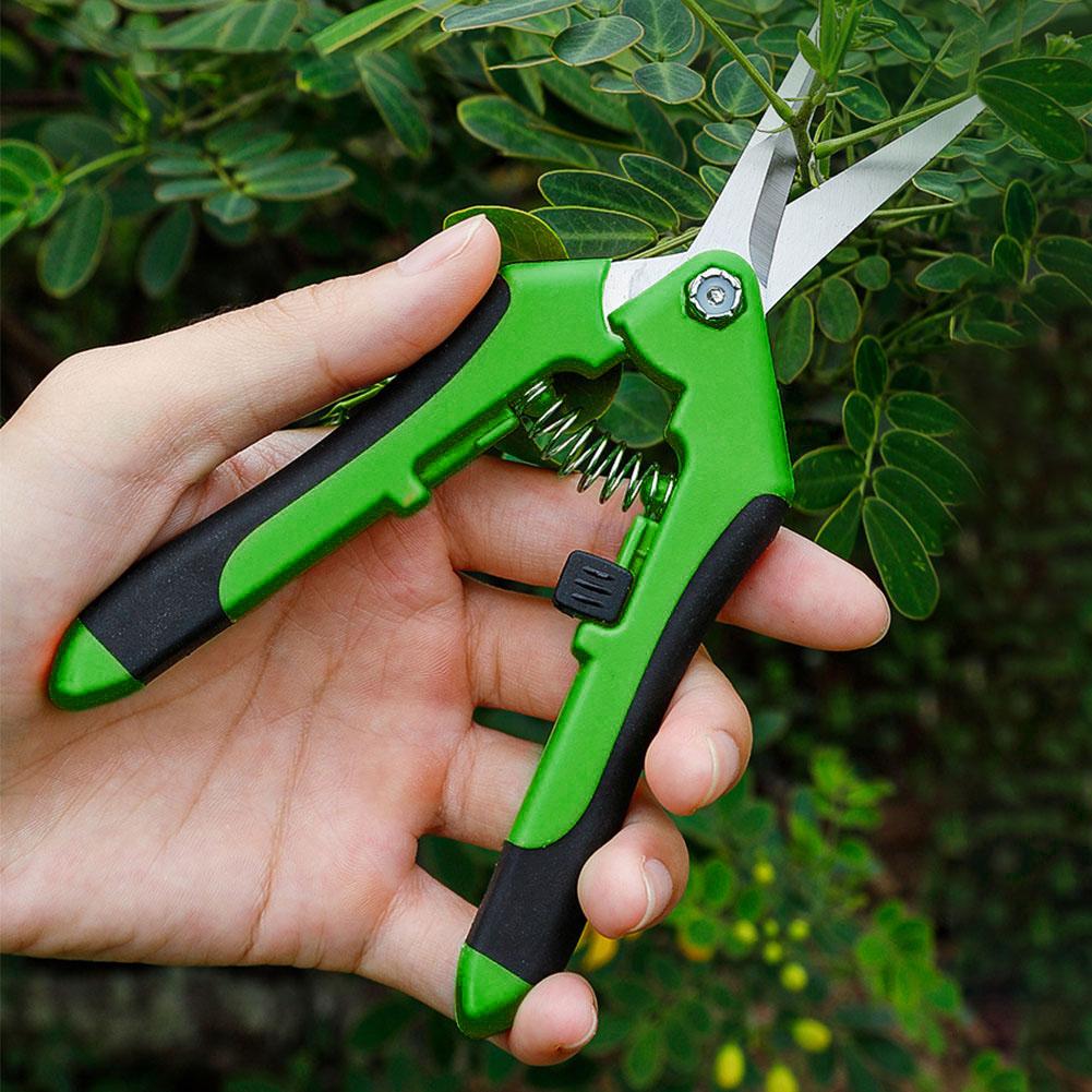 3PCS Garden Pruning Shears Set Stainless Steel Scissors Clippers Pruning Snips Shears Hand Tools for Flowers Leaves Potted Tools