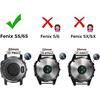 NotoCity Compatible with Fenix 6S Pro Watchbans for Fenix 6S/Fenix 7S/Fenix 5S / 5S Plus/D2 Delta S Smartwatch (White-black)