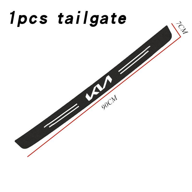 

2026 Hot Car Sticker Carbon Fiber Car Sticker Auto Door Threshold Waterproof Stickers For KIA RIO 2 3 4 5 Xline x line Car Acce