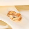 Gold plated zircon butterfly open ring ins trendy fashion personality index finger ring design ring