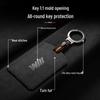 Compatible with BMW New 5 Series, 7 Series, 4 Series, X5, and X7 NFC Key: Suede Double Buckle Card Case.