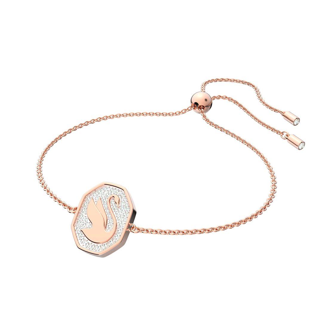 Swarovski Swan Rose Gold Plated Bracelet Women bracelet 5621107 Box (Random Color)