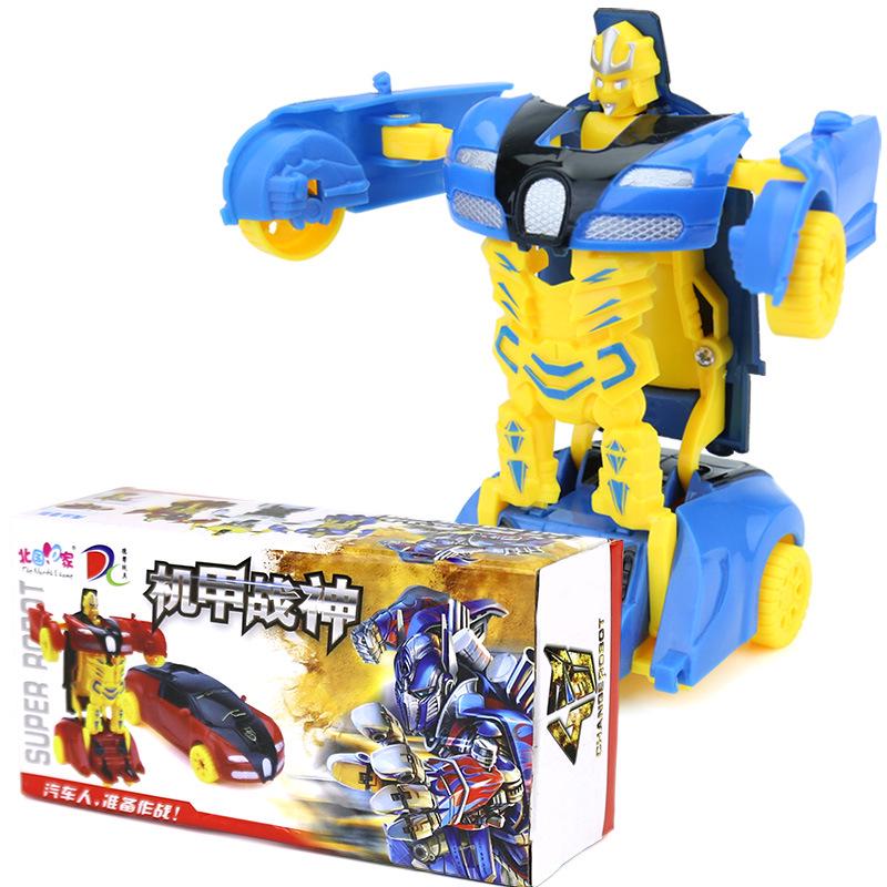 Children'S Educational Cartoon Mini Deformation Toy Car Deformation Autobot Boy Toy
