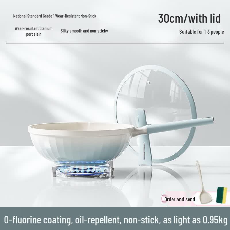 Titanium Ceramic Non-stick Frying Wok