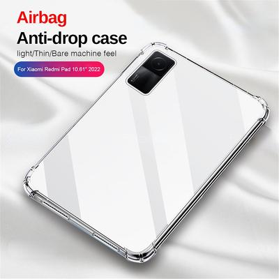 Διαφανές Κάλυμμα Πλάτης με Αερόσακους για Xiaomi Redmi Pad Θήκη Redmipad Redmy Readmi Pad 10.61 Μαλακή Σιλικόνη Αντικραδασμικό Μπράτσο Funda