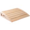 Ergonomic Curved Design Sauna Headrest Wooden Headrest