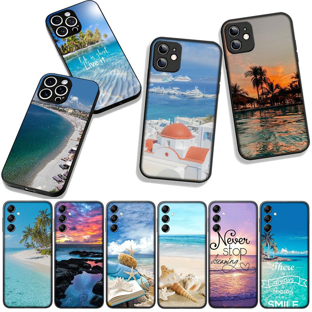 Cover for Xiaomi Redmi Note 15 11 9 10 Pro Plus A5 9A 9T 10A 10C 9C NFC 15C 8T Phone Case Mountain Sea Beach Travel Sand