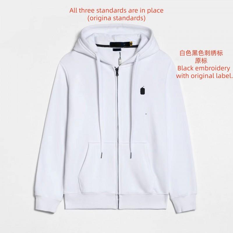 Mens Lightweight Hooded Cotton Sweatshirt Zip-Up Pullover Casual Sportswear Loose Fit