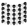 Outdoor Halloween Decor 5 Pcs 10FT Banner, Spooky Spider Bat Skull Ghost Indoor Party Supplies Pumpkin Hanging Bunting Garland for Party, Wall, Mantle