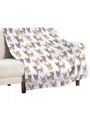 Chihuahua Chihuahuas 2 Throw Blanket Luxury Brand Nap Blankets