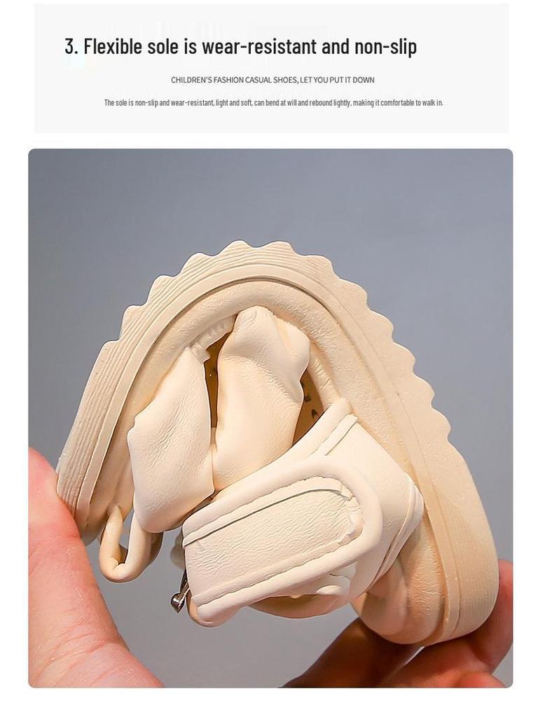 2025 Kids' Summer Soft Sole Sandals: Breathable, Closed-Toe Shoes for Boys & Girls