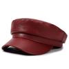 Short Brim Newsboy Cap Adjustable Beret Cap Casual Peaked Cap  Travel Use