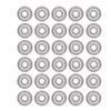 20PCS Miniature Ball Bearings Lightweight Iron Sealed Deep Groove Bearing Radial and Axial Load