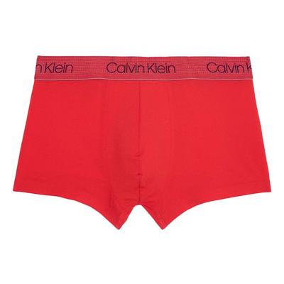 Logo Print Low Rise Boxer Briefs Men Underwear Red NB2753-XL1