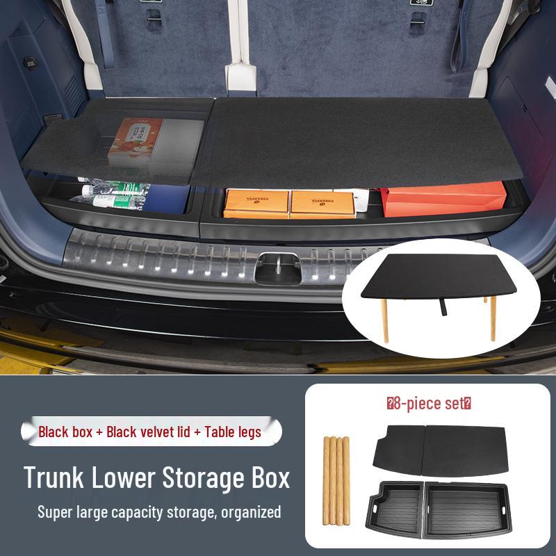 Zeekr 009 Trunk Organizer for 2024-25: Tail Box Storage & Accessories