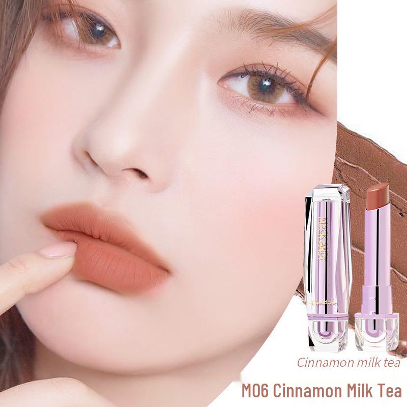 MAC Andy Kiss Mist Мягкая Матовая Натуральная Помада – Мягкое Отбеливание, Не Сушит, Не Скатывается