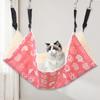 Cat Hammock Bed with Adjustable Straps Hanging Soft Pet Bed for Indoor Cats Pet Cage Accessories Small Dogs Chinchilla Hamster