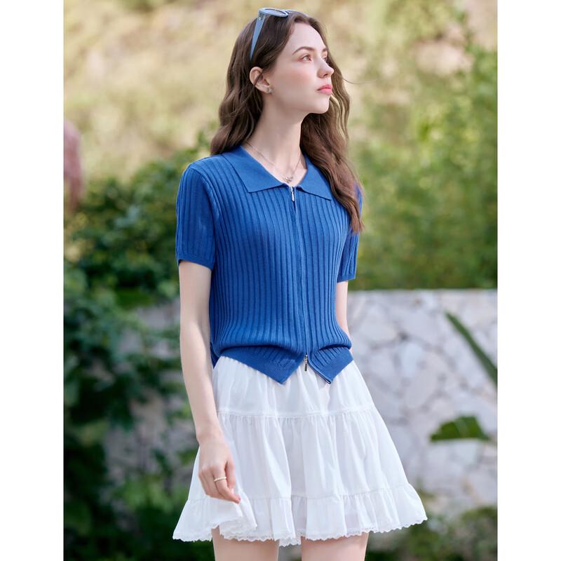 Betu Women's Short Sleeve Knit Cardigan