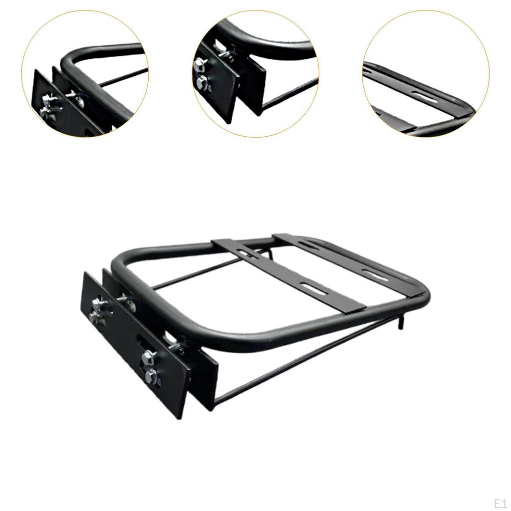 Electric Bike Rear Luggage Carrier, Tail Box Support Rack for Motorcycles