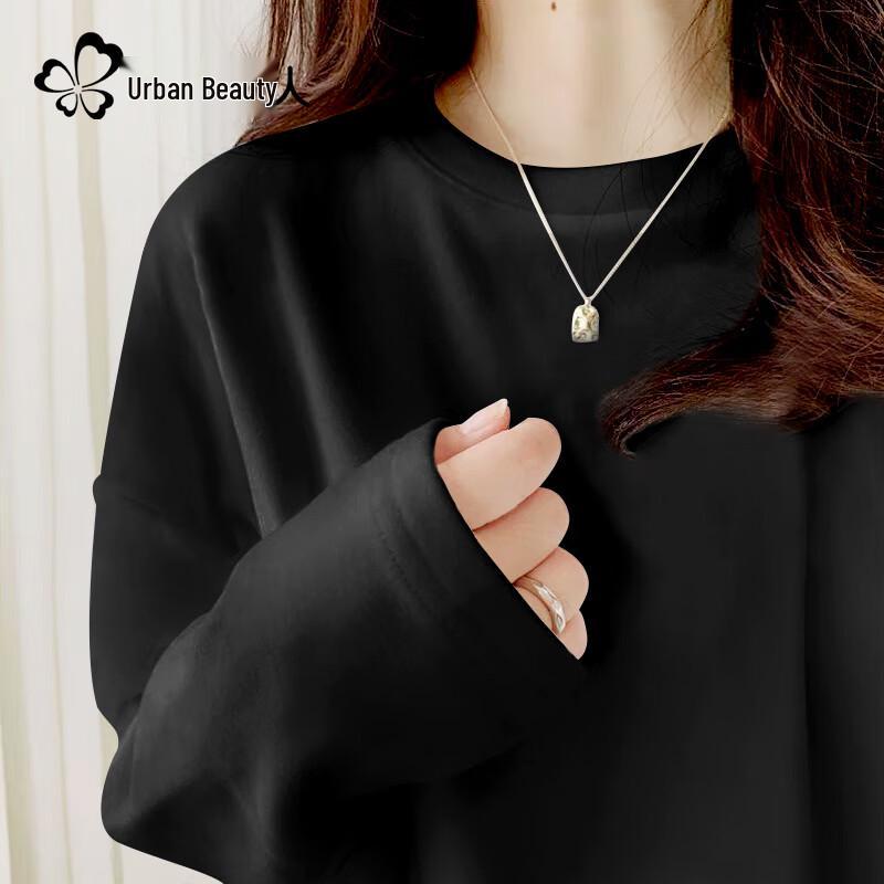 Dushi Liren Women's Pure Cotton Long-Sleeve T-Shirt