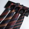 Pattern Tie Men'S, High-End Conference And Banquet Photography Personality Green Stripe Business Long Hand Tie