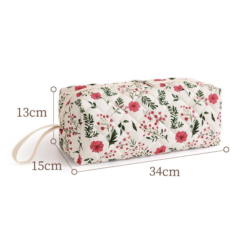 Runhui Floral Roller Blow Dryer & Curling Iron Storage Bag