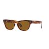 RB2201 Sunglasses STRIPED LENS 54 Ray-Ban Men's 954/33 HAVANA/BROWN