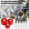 9 Pieces Of Metal External Pipe Grinder Pipe Cleaning Brush Polishing/Rust Removal Tool Home Stainless Steel Cleaning Brush