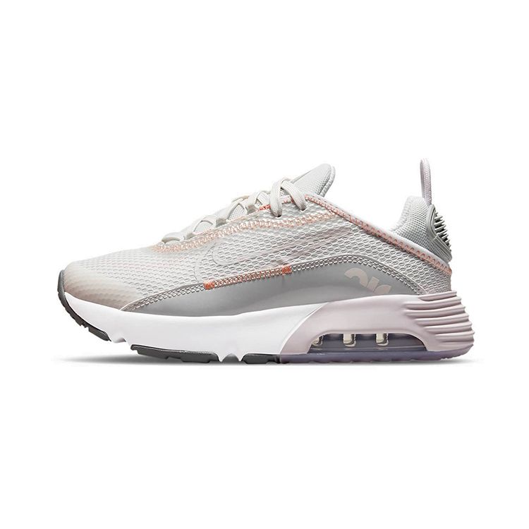 Nike Air Max 2090 Durable Non-Slip Breathable Low-Top Running Shoes Kids sneakers Gray Pink CU2093-014