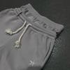 Pantaloni della tuta larghi a gamba larga unisex streetwear con ricamo a vita doppia in misto cotone pantaloni casual