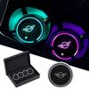 1/2PCS Led Car Badge Luminous Coaster Water Cup Holder Pad Emblem For BMW Mini Cooper R50 R53 R60 F55 F56 R56 R55 R60 F55 T3
