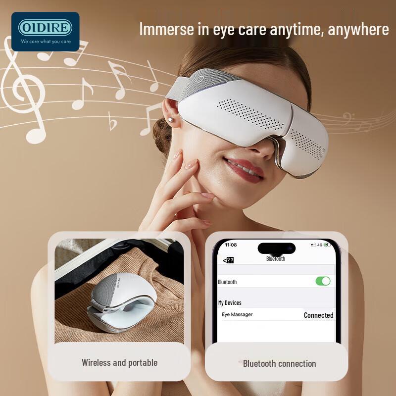 OIDIRE Smart Eye Massager with Heat and Kneading
