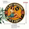 Vintage Metal Poster Wall Art Vinyl Gift for Women