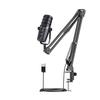 MV7 Professional Dynamic Microphone Set for Recording, Streaming, and Gaming with Sound Card Mixer
