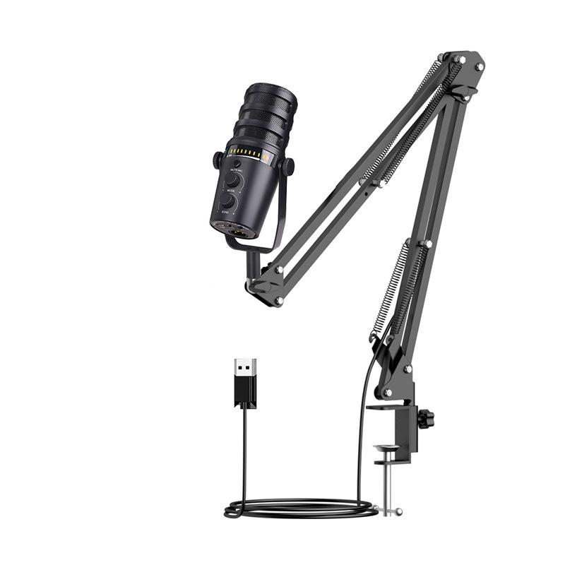 MV7 Professional Dynamic Microphone Set for Recording, Streaming, and Gaming with Sound Card Mixer