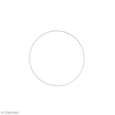 Circle - Metal - 12 Cm - White - Round - Interior