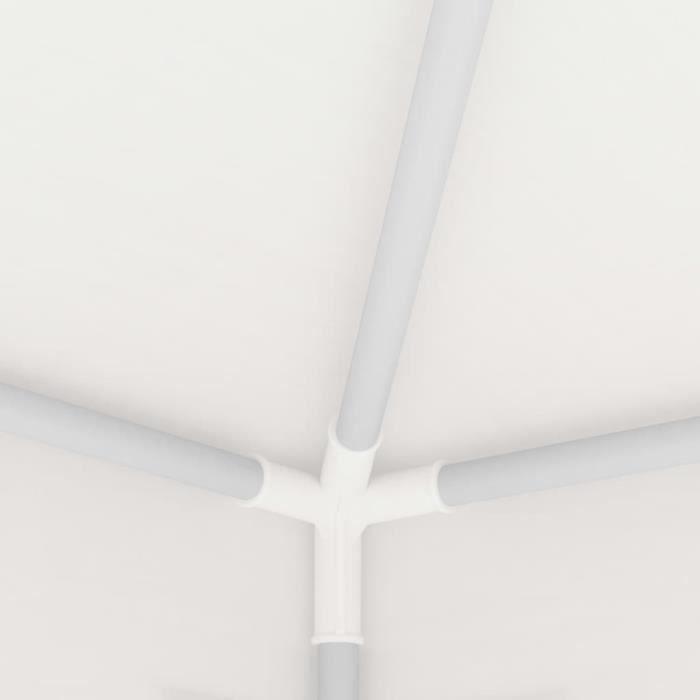 VidaXL Tente de réception 4x4 m Blanc