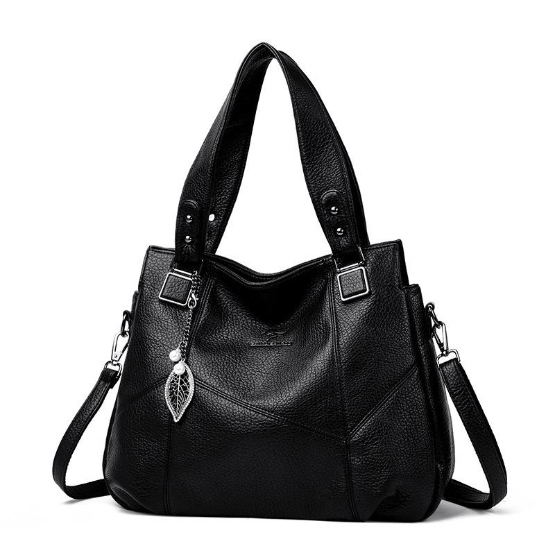 Medium mother bag new large-capacity women's handbag tote bag simple shoulder messenger bag