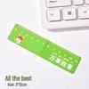 Creative Cartoon Magnetic Bookmark & Ruler - Cute and Inspirational Folding Page Clip