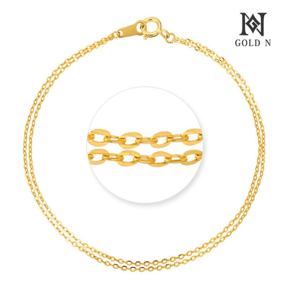 

Gold N 14K Basic Double Row Bracelet Yg