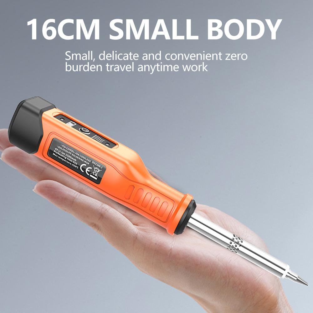 Household Small Soldering Pen 60W Battery Soldering Iron 2500mAh Rechargeable Soldering Tool Kit lectronic Welding Devices