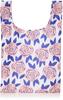 Marushin Polku Roses Eco Nordic Large with Storage 0545014400 Bag, Design, Cute, Foldable, Capacity, Pouch,