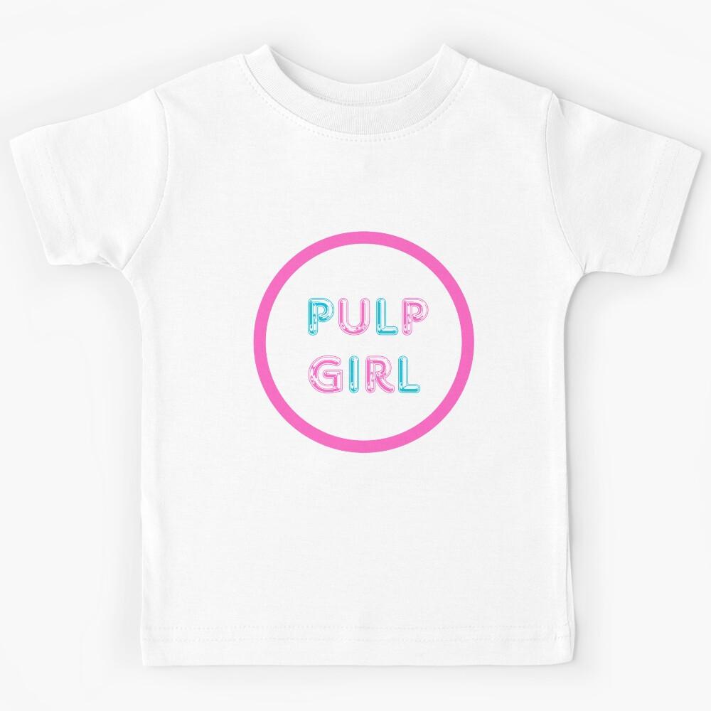Pulp Girl Brit Pop Style Design Kids T-Shirt 170