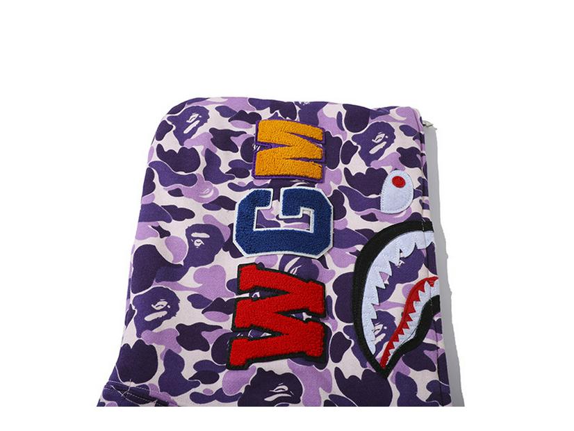 Herren Kapuzenpullover Lila Taro Hai: Herbst/Winter bestickter Reißverschluss-Sweatshirt mit Samtfutter für Teenager