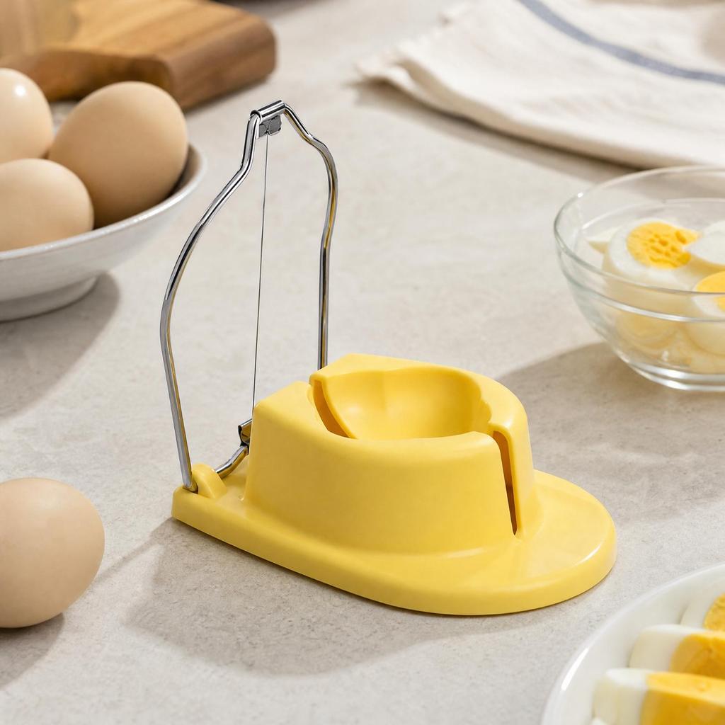 Egg with Stainless Steel Wire Ergonomic Non-Slip for Salads