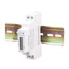 Compact Single Phase Energy Meter Digital Electricity Meter for DIN Real Times Internet Information Display Durable